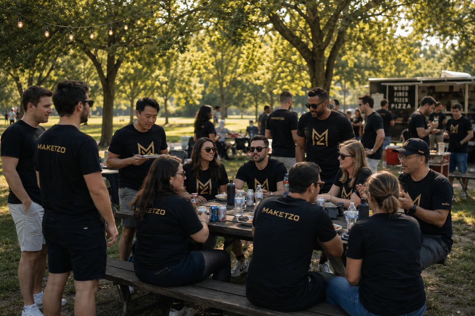The MAKETZO team gathered at a summer offsite